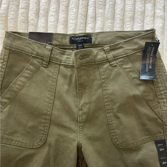 Banana Republic Olive Green Skinny Pants NWT - Picture 5 of 5